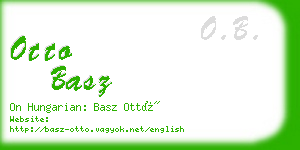 otto basz business card